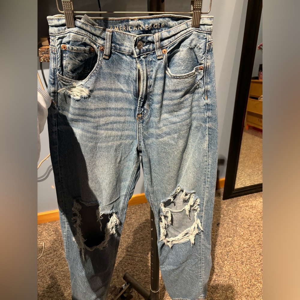 Highest rise baggy straight jean